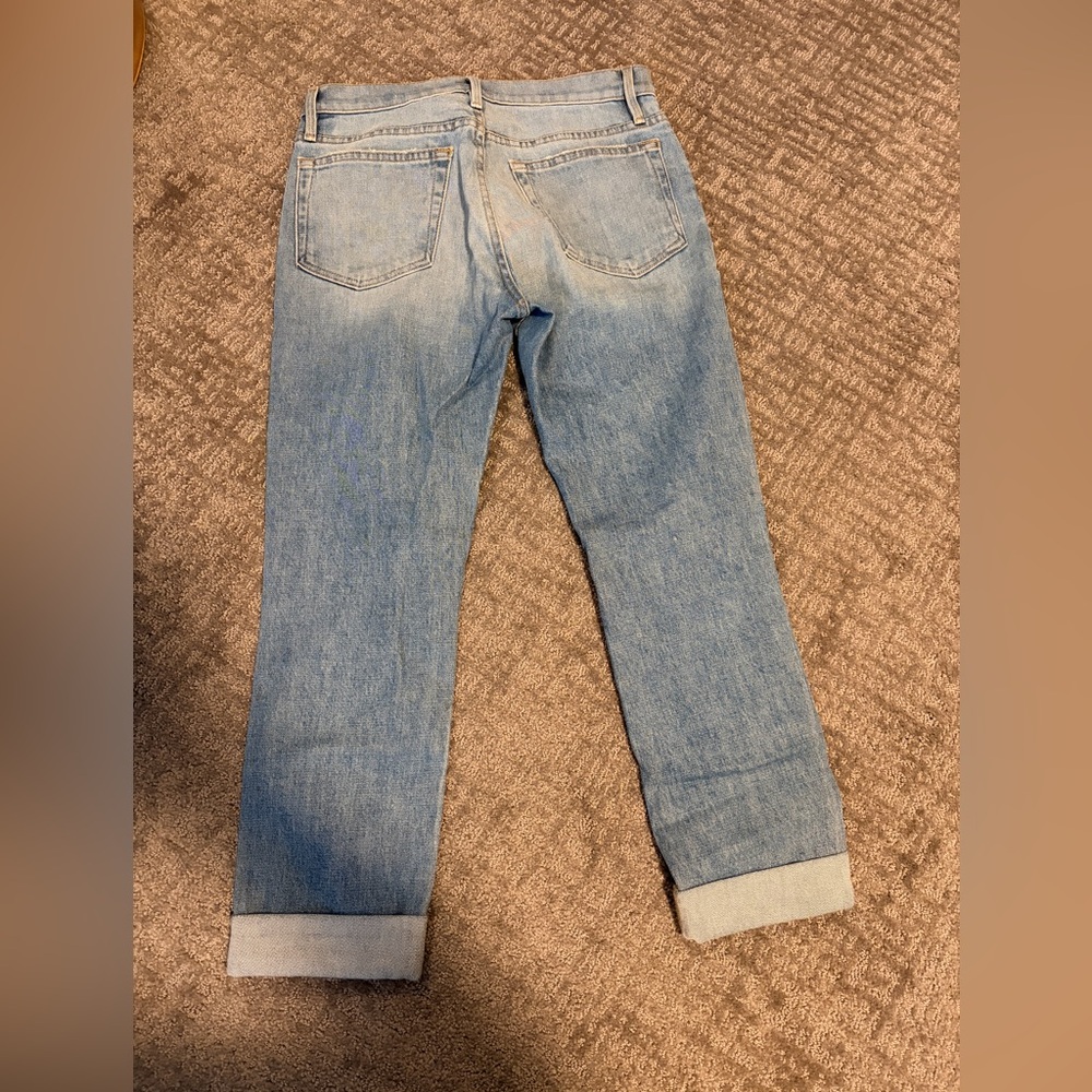 Frame Denim Light Wash Boyfriend Jeans